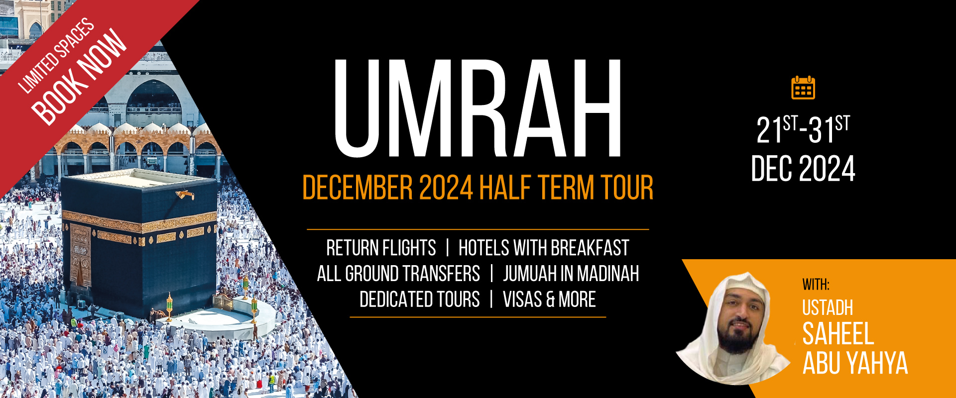 Ihsaan Tours - December 2024 Umrah